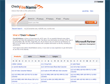 Tablet Screenshot of checkfilename.com